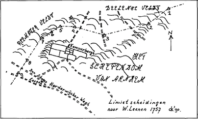 Limietscheiding Leenen 1757